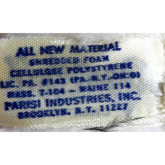 Vtg Rare Parisi Creations 24" Plush Snowman Christmas Holiday Decor Black Hat - Picture 12 of 12